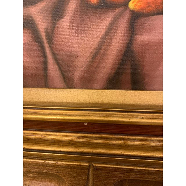 Wood Vintage Still Life by W Kance For Sale - Image 7 of 11