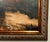 Timeless Moody Windmill Painting by Berthe, ornate bronze frame, circa 1990’s