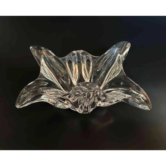 Bowl Crystal French Sculptural Art Glass For Sale In Providence - Image 6 of 6