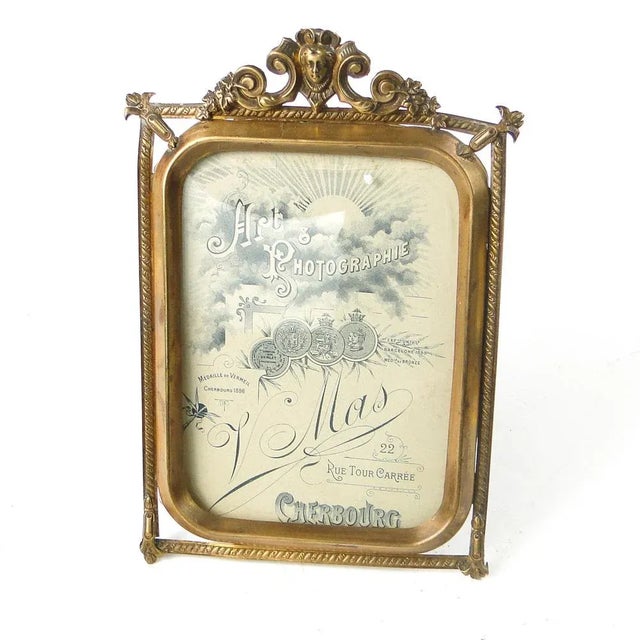 French Bronze Empire Frame, 1890s For Sale - Image 11 of 11
