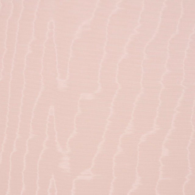 Contemporary SAMPLE - Schumacher Moire Wallcovering Wallpaper In Rose For Sale - Image 3 of 4