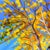 Contemporary Strength and Beauty by Michelle Condrat | Oil on board Tree with vibrant autumn leaves against blue sky For Sale - Image 3 of 5