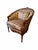 Vintage Henredon Schoonbeck French-Style Barrel Back Bergère Chair Late 20th Century For Sale In Chicago - Image 6 of 10