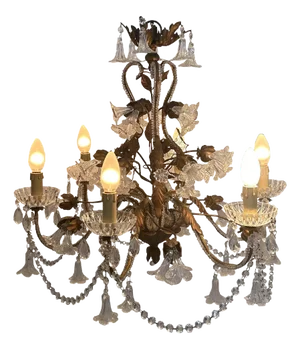 Murano Glass Chandelier, 1950s
