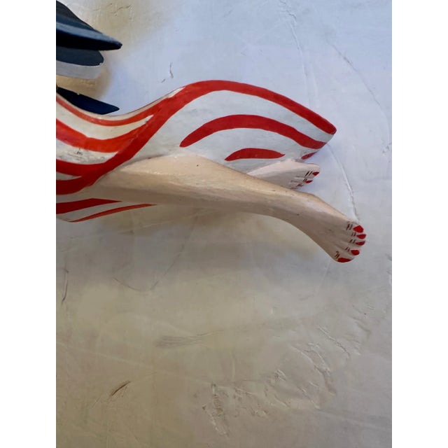 Folk Art Painted Lady Liberty Political Figure For Sale In Philadelphia - Image 6 of 8