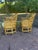 Transitional Pair of Vintage Brighton Pavilion Bamboo & Cane Chairs For Sale - Image 3 of 5