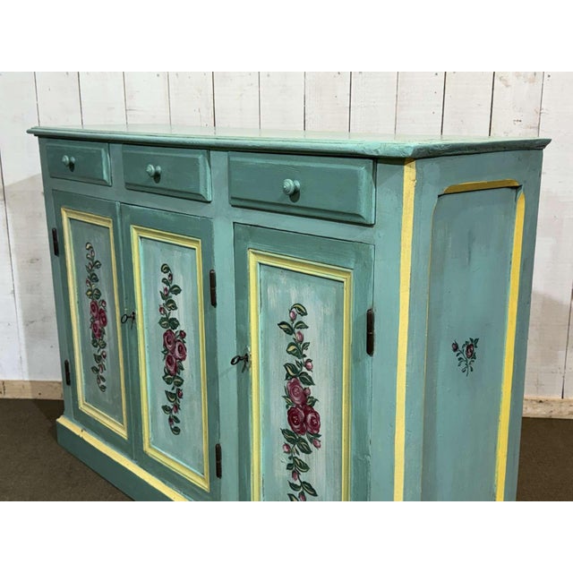 Three-Door Sideboard in Chestnut and Fir, 1930s For Sale - Image 9 of 18
