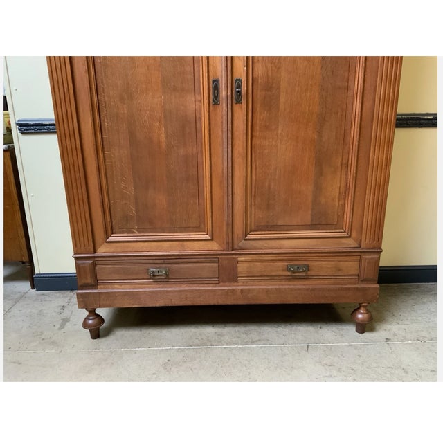 Antique Art Nouveau Wardrobe, 1900 For Sale - Image 6 of 9