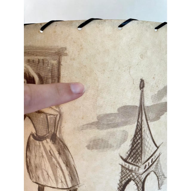 1998 Miss Anne Thrope "Gay Paree" for Archaic Smile Table Lamp For Sale - Image 12 of 13