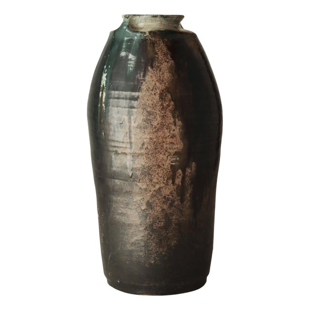Scandinavian Modern Stoneware Floor Vase by Chris Moes, Denmark, 1966 For Sale