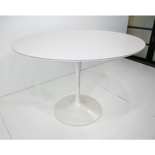 Eero Saarinen 42" Tulip Dining Table for Knoll For Sale - Image 9 of 9