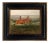 Across the Meadow Framed Oil Painting Print on Canvas. - Framed to 12-3/4" X 14-3/4" For Sale