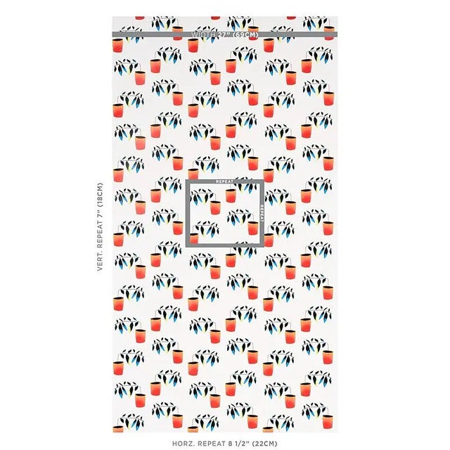 With its playful arrangement of quirky, angular potted plants, Liz Nielsen’s Reaching Out is a stylized, small-scale...