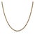 20.25" 2.2mm Curb Chain Necklace 14k Yellow Gold For Sale