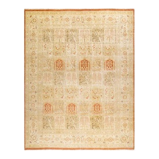 Mogul, One-of-a-Kind Hand-Knotted Area Rug in Brown, 8' 2" x 10' 5" For Sale