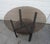 1980s Minimalist High Metal and Smoke Glass 2-Tiered Side Table, 1980s For Sale - Image 5 of 14