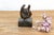 Hand-cast via ancient lost-wax molds, this rare miniature fragment represents a highly specialized category of sacred...