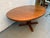 Beautiful Danish modern oval dining table by Skovby, showcasing the clean lines, quality craftsmanship, and functional...