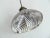 Metal Diagonal Cut Mirrored Silver Glass Lamp from B & J, 1940s For Sale - Image 7 of 8