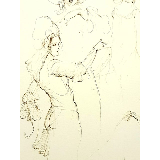 Leonor Fini - Servants - Original Handsigned Lithograph 1986 For Sale - Image 6 of 11