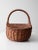 Vintage Wicker Split-Lid Picnic Basket For Sale - Image 10 of 15