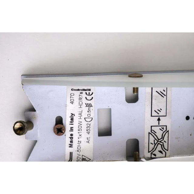 Postmodern Curved Sconces in Murano Glass from Leucos, 1980s, Set of 2 For Sale - Image 7 of 8