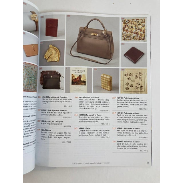 Paper Hermes Paris Auction Catalog 2021 Published by Gros & Delettrez For Sale - Image 7 of 9