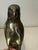 Stunning Mid Century Solid Brass Macaw Parrot Figure Regal Patina Decor Heavy For Sale - Image 4 of 12