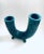 Brutalist Art Pottery Studio Fat Lava Horn Spout Vase, Belgium, 1960s For Sale - Image 6 of 12