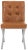 Tufted Side Chair in Light Brown & Chrome For Sale - Image 10 of 10