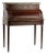 19th Century Louis XVI Cylinder Desk With Marble Top & Brass Accents For Sale