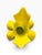Ceramic Vintage Green & Yellow Jack-in-the-Pulpit Glass Vase, Made in China For Sale - Image 7 of 8
