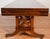 1930 English Regency Mahogany Banded Satinwood Coffee Table With Extending Leaf For Sale - Image 17 of 18