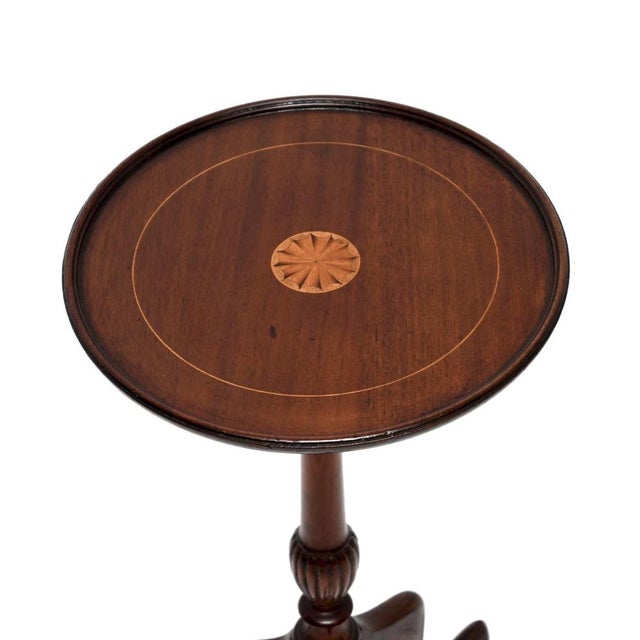 Antique Georgian Inlaid Wine Table, 1930s For Sale - Image 3 of 6