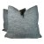 Kravet Couture Boucle in Blue 22" Pillows-a Pair For Sale