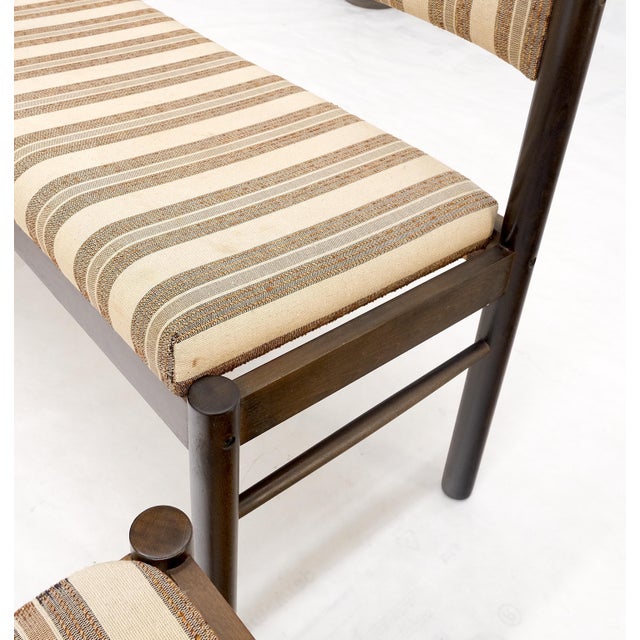 Danish Mid Century Modern L Shape Bench Chairs Dining Table Kitchen Dinette Set For Sale - Image 14 of 15