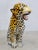 1960s Vintage Italian Handmade Ceramic Leopard Cheetah Sculpture For Sale - Image 5 of 5