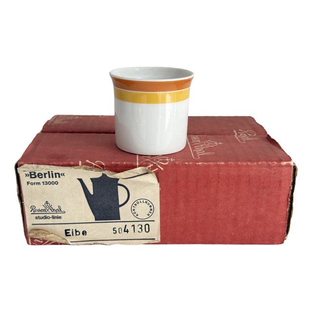 Berlin 4130 Egg Cup Service by Hans-Theodor Baumann for Rosenthal, Germany, 1966, Set of 6 For Sale