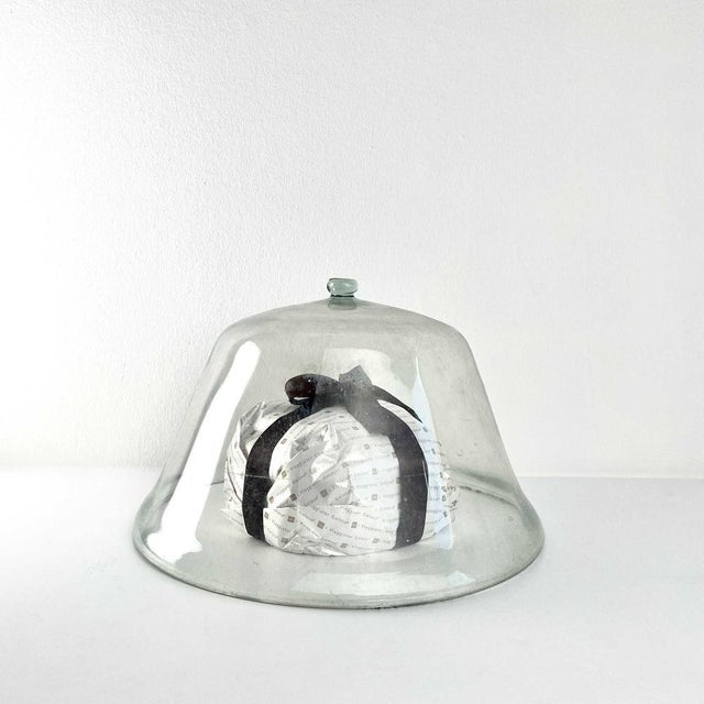 Antique French Glass Cloche For Sale - Image 3 of 4