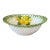 Handcrafted Italian Ceramic Lemon Basket Bowl by Lanzarin Ceramiche For Sale