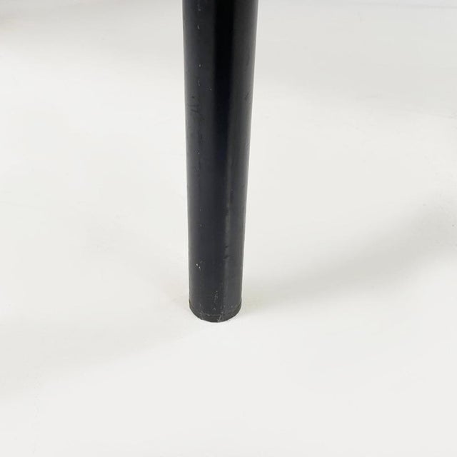 Italian Modern Dining Table or Desk in Wood and Black Metal, 1980s For Sale - Image 17 of 18