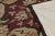 Red Antique Bessarabian Square Tapestry in Red & Brown Floral Patterns- Rug & Kilim For Sale - Image 8 of 10
