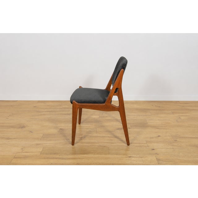 Arne Vodder Mid-Century Teak Ella Dining Chair by Arne Vodder for Vamo Sønderborg, Denmark, 1960s For Sale - Image 4 of 16