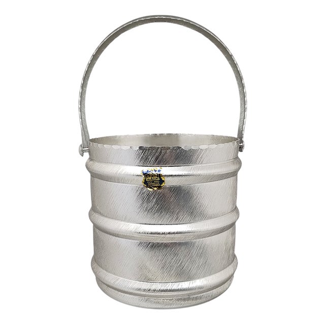 Champagne Ice Bucket in Aluminium from Arir, Italy, 1960s For Sale
