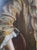 Textile Carol Aus Antique 1910s Oil Painting Portrait of a Lady For Sale - Image 7 of 18