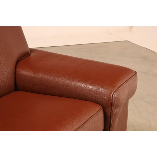 Early 21st Century Formenti Italian Leather Loveseat For Sale - Image 5 of 18