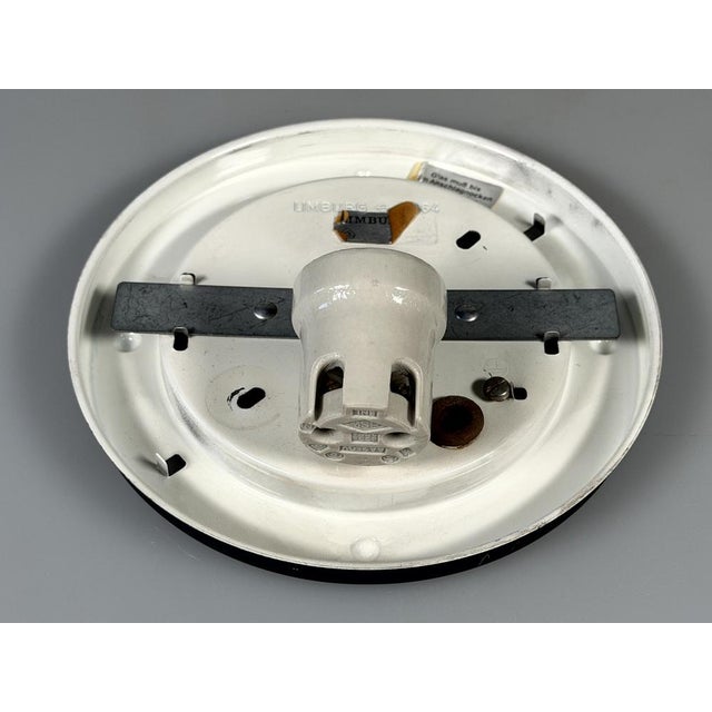Vintage Ceiling Lamp in Glass and Metal from Glashütte Limburg, Germany, 1960s For Sale - Image 16 of 18