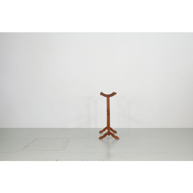 Freestanding Towel Rack in Wood with Glass Rods, 1920s For Sale - Image 3 of 18