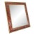 Vintage Chinoiserie Hand-Painted Wooden Beveled Wall Mirror For Sale