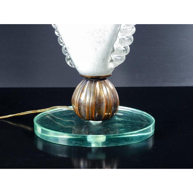 Blown Glass Table Lamp from Barovier, 1930s For Sale - Image 13 of 18